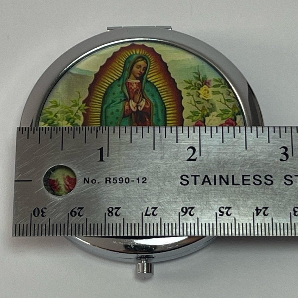 Our Lady of Guadalupe compact mirror - Picture 4 of 7